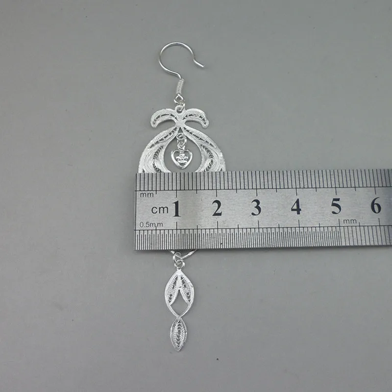 Серьги «Тыква» из стерлингового серебра 999 пробы, костюмы на Хэллоуин для женщин, ювелирные изделия, этническая роскошь, ручная работа,, товары