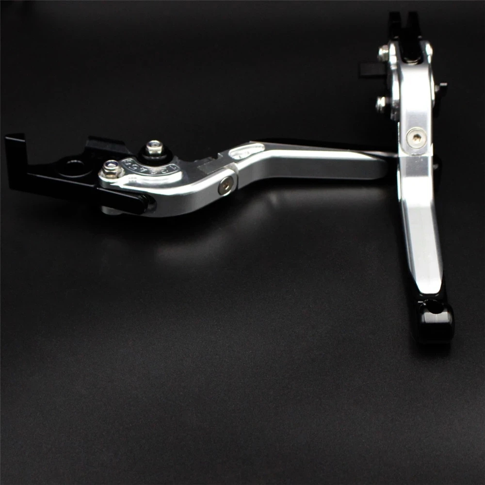 Sliver+Titanium CNC Adjustable Folding Extendable Motorcycle Brake Clutch Levers For TIGER 800 XC/XCX/XR/XRX 2015-2018 | Автомобили и