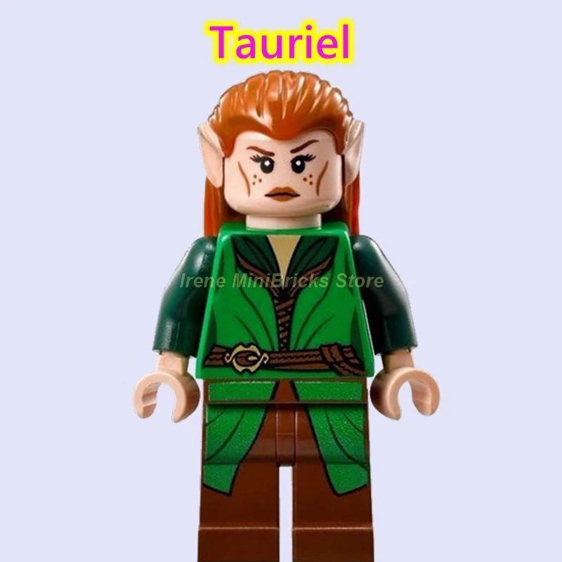 Tauriel Хоббит Властелин колец Bllbo Aragorn Orcs Bard eowin Ringwraith Gandalf подарки на день рождения строительные блоки игрушки для детей - Цвет: Tauriel
