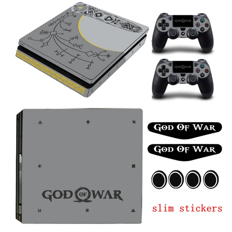 Ограниченная серия стикеров God Of War для PS4/PS4 Slim/PS4 PRO консоль и контроллер Обложка виниловая наклейка с подарком
