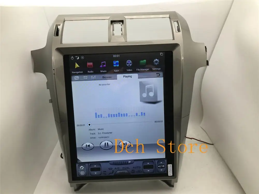 15 дюймов вертикальный Тесла стиль Android 8,1 Авто DVD gps навигация для lexus GX GX400 GX460- PX6 CARPLAY rom радио