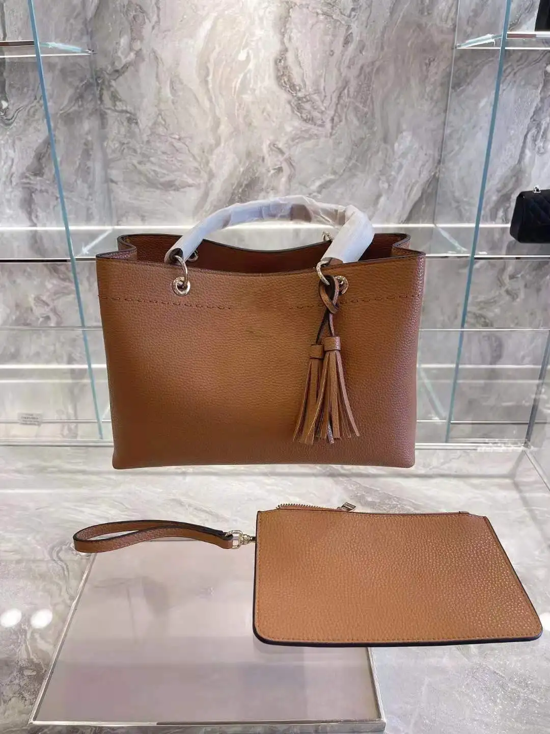 

Famous designer new fashion luxury leather lychee pattern wild simple ladies handbag shoulder bag tote bag bag for women