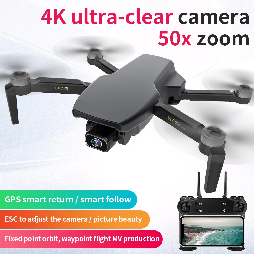 Дрон ZLRC SG108 4k HD Wi Fi GPS 25 мин. полета Радиоуправляемый квадрокоптер Vs