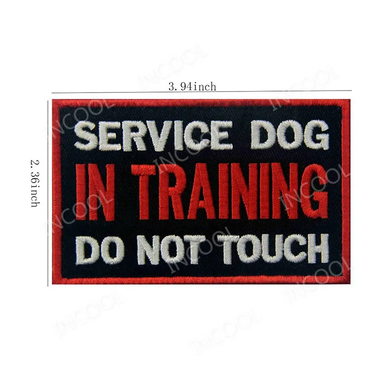 Dog Training Сервис собака Рабочая обучение вышитые патчи для поддержания боевого духа Патчи ПВХ вышивка значки K9 аппликация "собака" для шлейка для домашних животных - Цвет: Dog Training