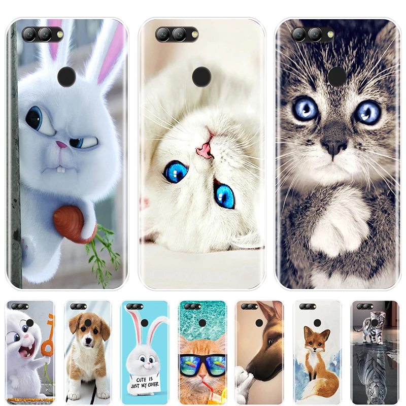 

Silicone Phone Case For Huawei Nova 2i 3E 2 3 Lite Plus Soft TPU Cute Animals Back Cover For Huawei Nova 4 Smart Lite 2017 Case