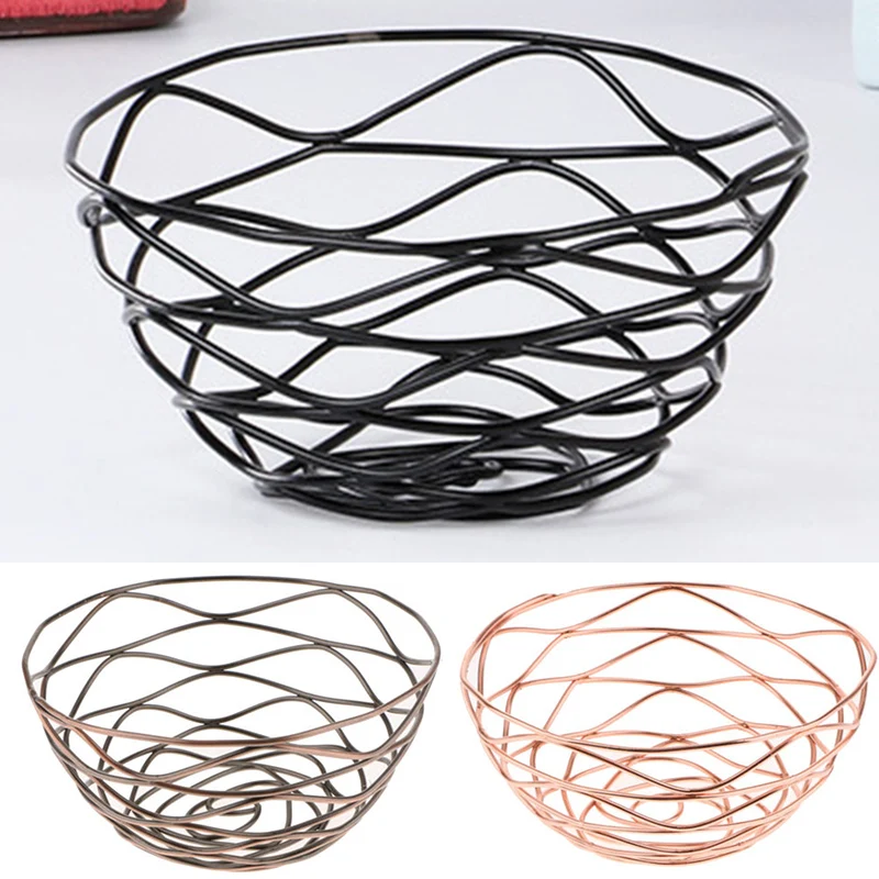 Сервировочный ёмкость для хранения Корзина Набор 14*14*6 5 см розовое золото овощи 1