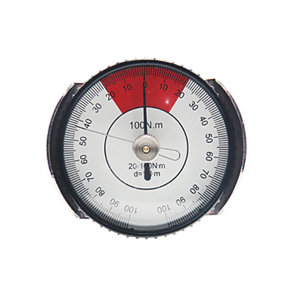 

0-100n.m Alloy Steel Torque Wrench Dial Indicator Digital Hard Hand Tools Measurement Anti-rust Torquemeter Metric Pointer