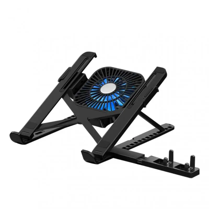 

Foldable Laptop Tablet Stand With Cooling Fan Heat Dissipation For Desktop MacBook Air Pro Stand Notebook Holder HP DELL Cooler