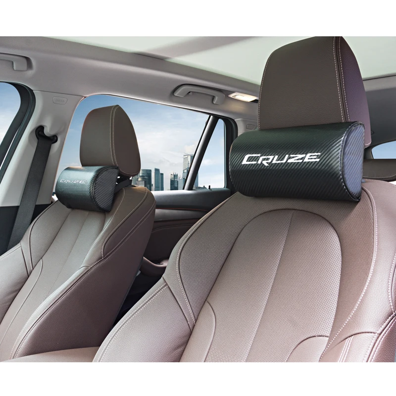 Подушка для шеи автомобильная из искусственной кожи 1 шт. подголовника подушки