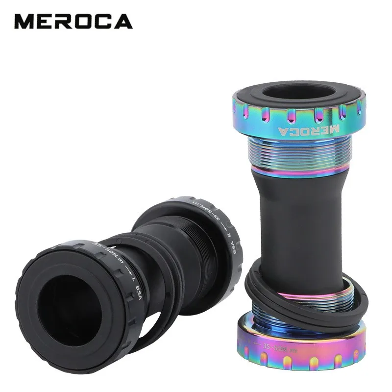 

Стальной подшипник MEROCA M68, нижний кронштейн, вкручиваемый 68/73 мм, центральная ось велосипеда, MTB, велосипед, алюминиевый сплав BB
