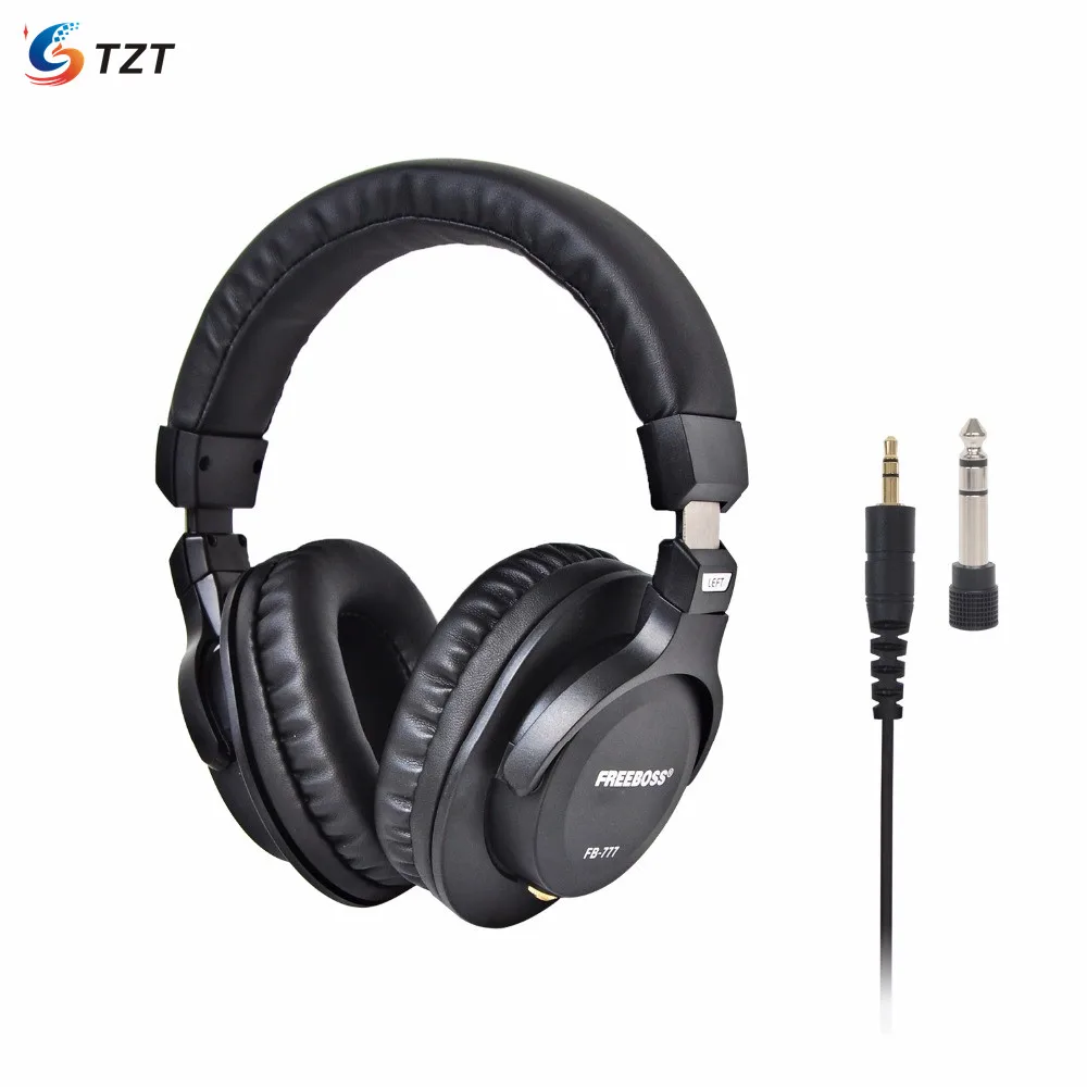 

TZT FREEBOSS FB-777 Headphone Over-ear Closed Style Headset Detachable Cable 3.5mm Plug 6.35mm Adapter