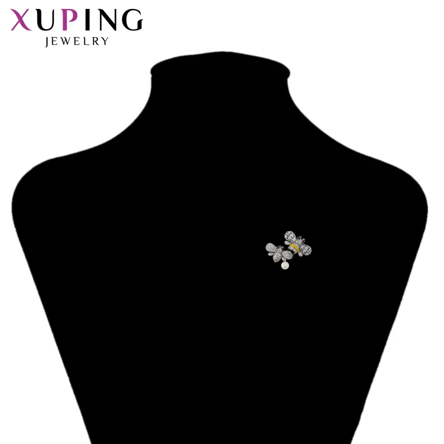 

11.11 Xuping Lovely Bee Shape Brooches Women Popular Jewelry Sweet Little Fresh Birthday Family Party Gift brooches-216