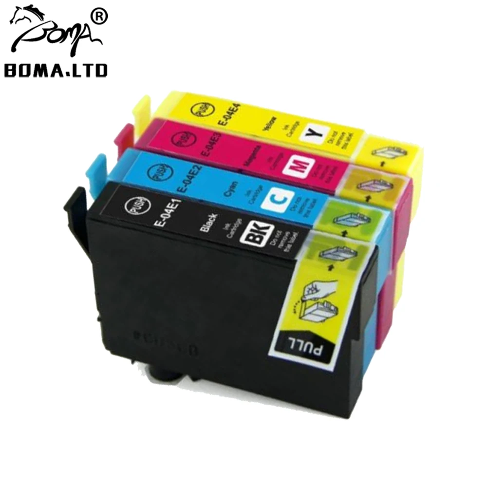 Совместимый чернильный картридж T04E T04E1 T04E2 T04E3 для Epson бытовая