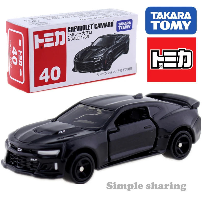 Takara Tomy Tomica No.40 GM Chevrolet Camaro Black 1/66 Alien Diecast набор популярных моделей коллекционные