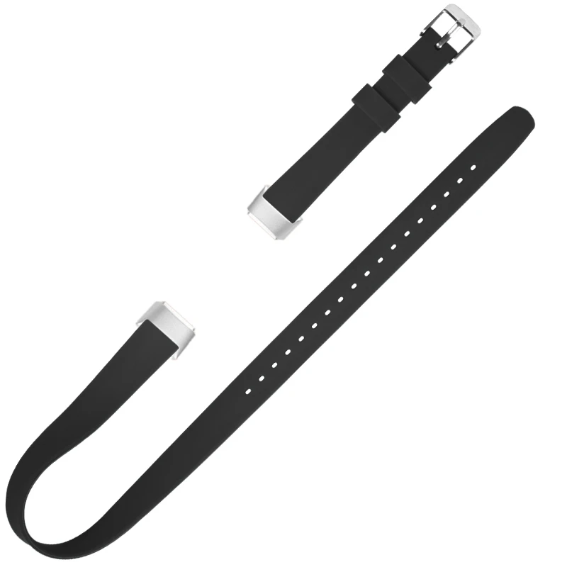 

Совместим с длинными ремешками часов Fitbit-Luxe с 2 оборотами, прочный регулируемый модный сменный силиконовый браслет