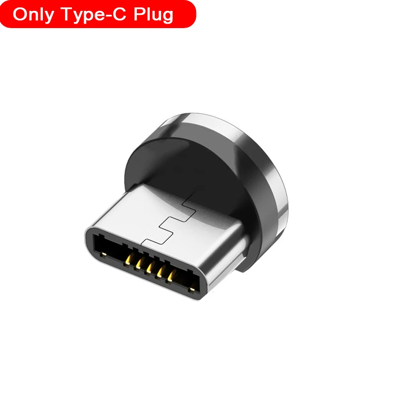 Only Type C Plug Магнитный usb-кабель для быстрой зарядки USB type C кабель магнитное зарядное устройство для зарядки данных Micro usb кабель мобильного телефона кабель USB шнур - Цвет: Only Type C Plug