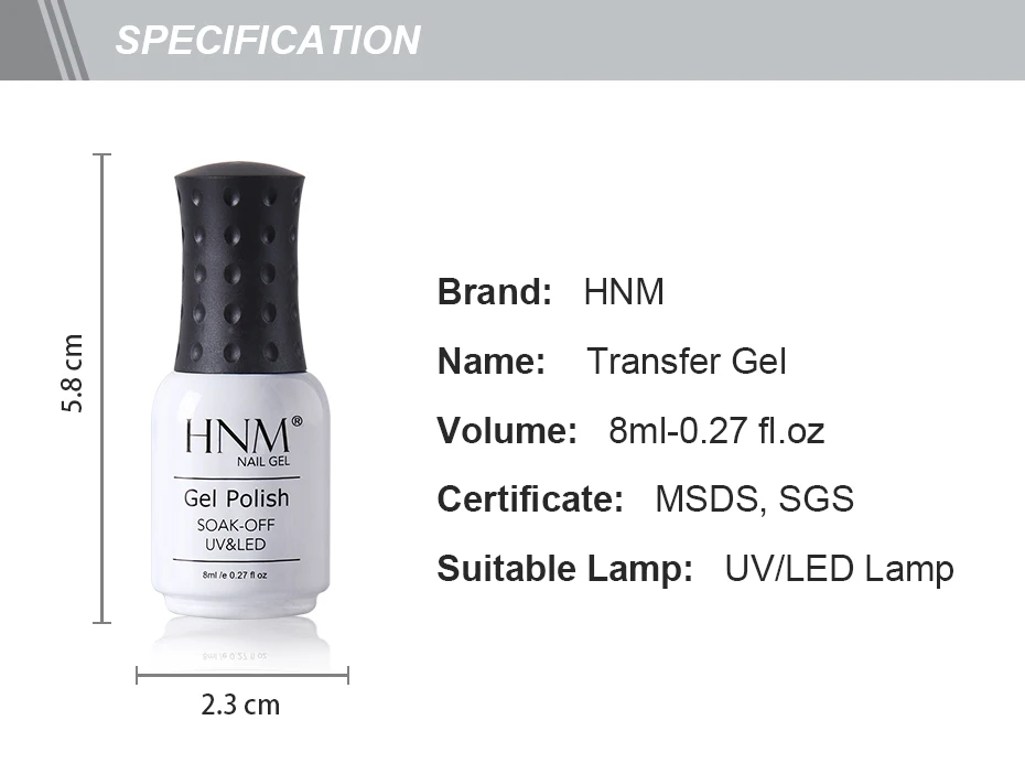 Клей для ногтей HNM стикер звездного неба Гель-лак УФ-светодиодный