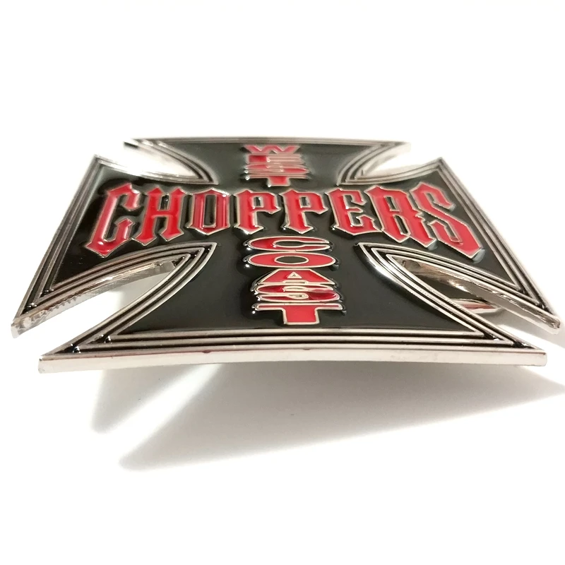 High Quality Males Brand Cross Metal Belt Buckle Unisex Classic Choppers Buckles Men Jeans Accessories 4cm Width Belts Ornaments |