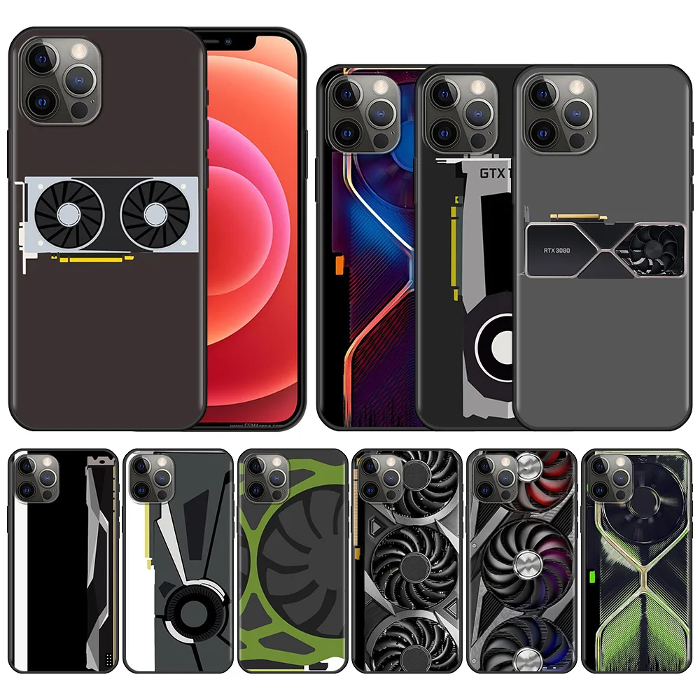 

Smartphone Case For Apple iPhone 11 13 12 Pro Max Mini X XS XR 6 6S 7 8 Plus 5 5S SE(2020) Cover gtx 1050 ti Pattern