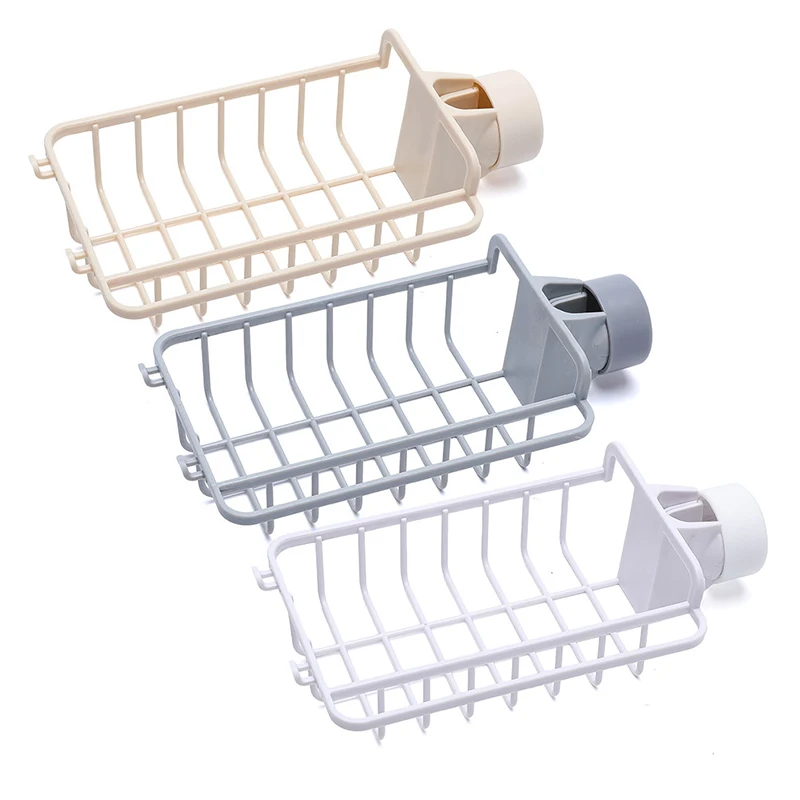 

Kitchen Sink Faucet Sponge Soap Cloth Drain Rack Storage Organizer Soap Rag Holder Sponge Holder Kitchen Sundries Storage Rack