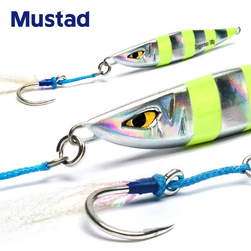 Мусс для Mustad micro iron road и deep sea ship Золотой пистолет морской окунь рыболовная
