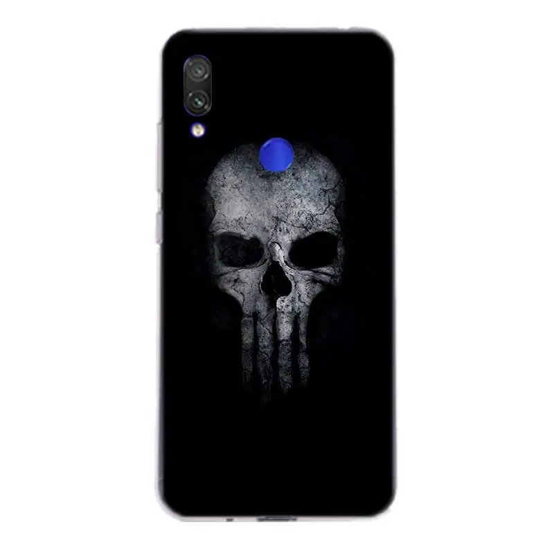 Цвет Череп силиконовый чехол для спортивной камеры Xiao mi Red Note 7 6 Pro 5 4 4X K20 7A Y3 S2 5A 6A Xio