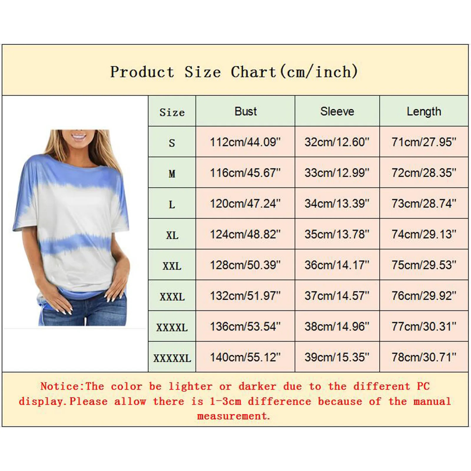 

Harajuku Tie-dye Print T Shirt Women Short Sleeve O Neck Loose Tshirt 2021 Summer Gradient Tee Tops Female Camisetas Mujer #T2P