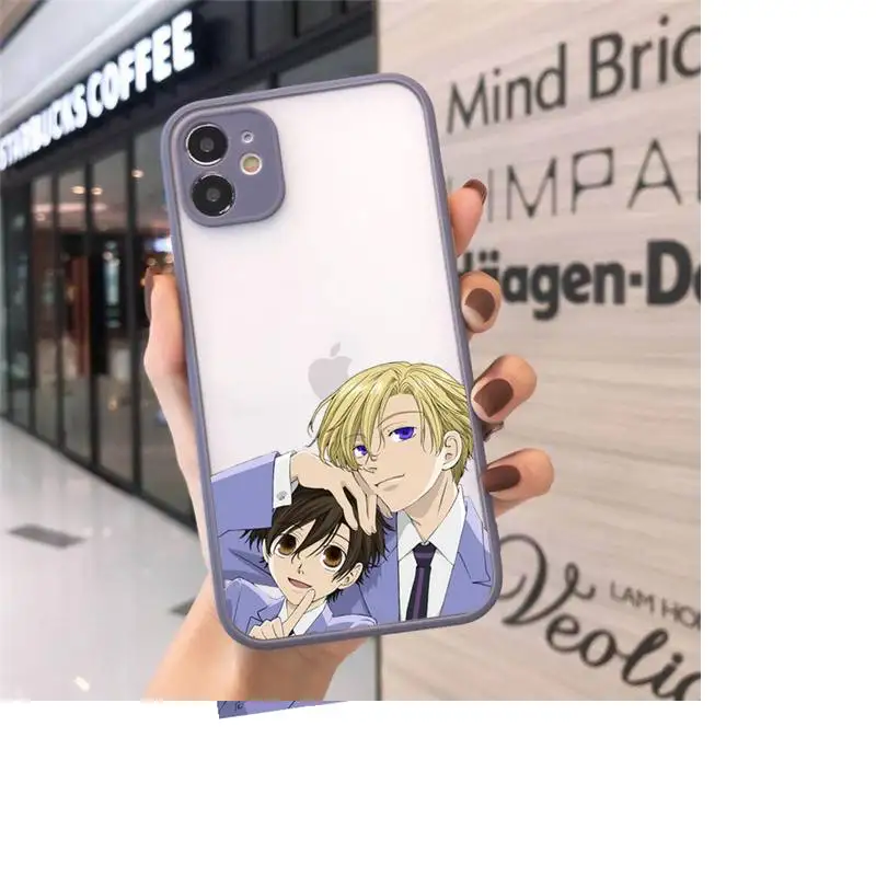 

Oran High School Host Club anime Phone Cases matte transparent For iphone 7 8 11 12 plus mini x xs xr pro max cover