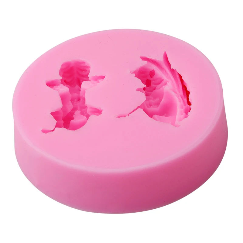 3D DIY милый ангел детская форма силиконовая для выпечки украшения торта