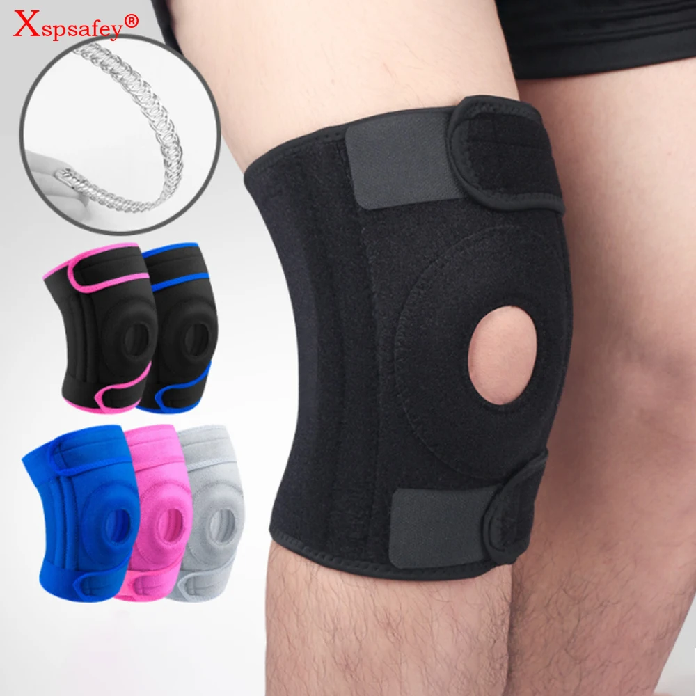 

1PC Unisex Knee Brace Support Protector Sleeve Knee Injury Patella Pad for Work Sport Hiking Running Cycling Fitness Knee pads