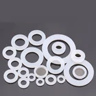 Уплотнительные кольца для водонагревателя, 10 шт., уплотнитель для гофрированной трубы, 14 дюйма, 38 дюйма, 12 дюйма, 34 дюйма, 1 дюйм, 1,2 дюйма, 1,5 дюйма, силиконовые плоские уплотнительные прокладки, шайба пищевого класса