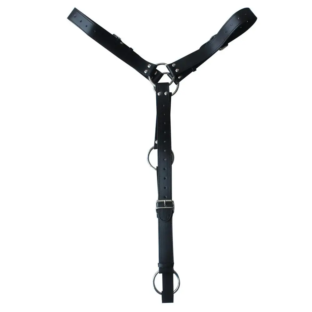 Мужские кожаные Y-образные ремни в стиле Харадзюку готический костюм комбинация