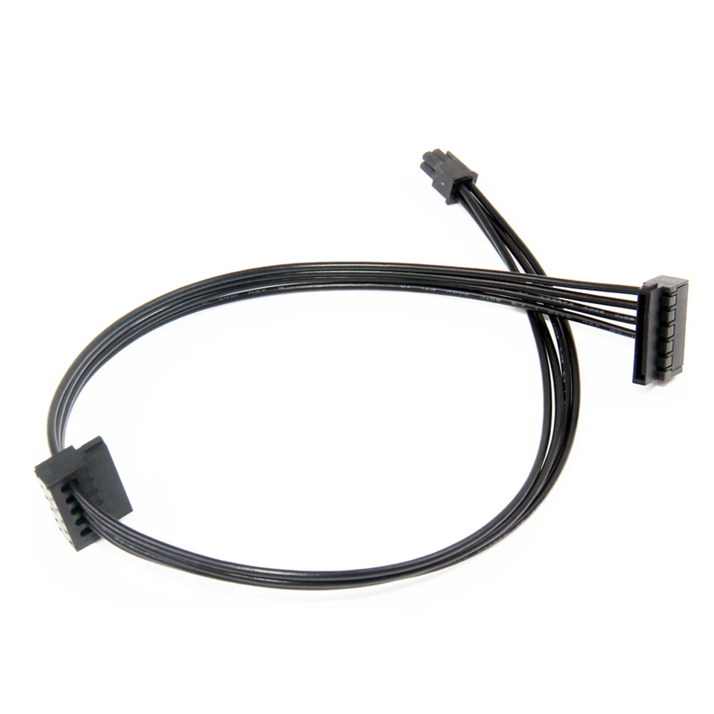 

Small 5mm 4Pin to 2-PORT 15Pin SATA HDD SSD Hard drive Power Cable for Lenovo M410 M415 B415 510SA Computer Mainboard