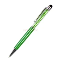 10pcs touch screen pen dual use ball point pen smartphone tablet capacitor pen crystal pen signature pen student pen
