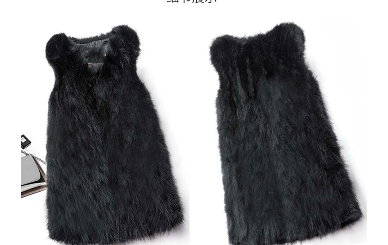 Natural fox fur waistcoat Animal fur full fur women's jacket, fox fur top, outer wear leather grass waistcoat, noble clothing
