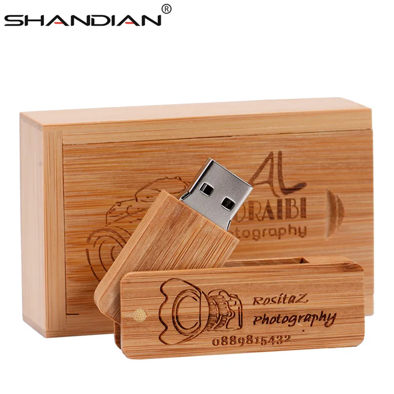 SHANDIAN USB 2 0 деревянный квадратный армейский нож Флешка 64 ГБ 32 16 4 Usb флэш накопитель