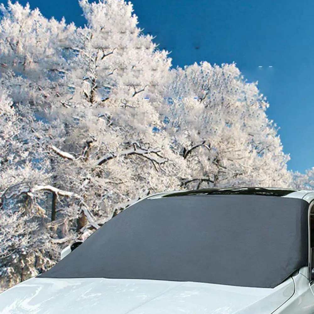 

Car Front Windshield Snow Cover Anti-Frost Cover Half Cover Car Clothing Magnetic Front Protection Cover Magnet Snow File