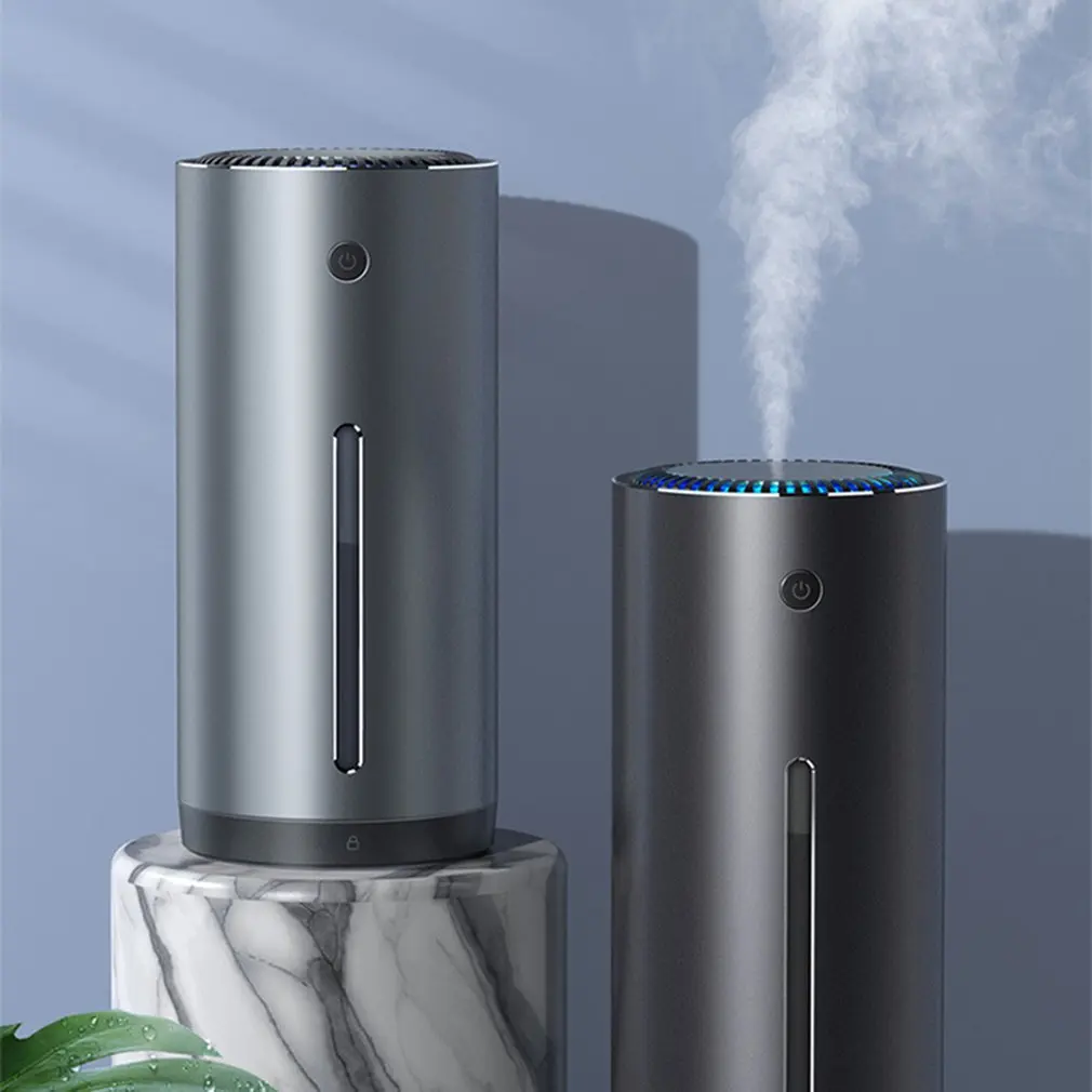 

USB Electric Auto Home Steam Humidifier Aroma Anion Car Essential Oil Diffuser Air Freshener Wood Grain Aromatherapy Atomizer