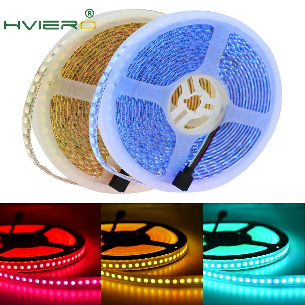 Светодиодная лента RGB водонепроницаемая 5050 5 м 600LED Домашний Светильник гибкая