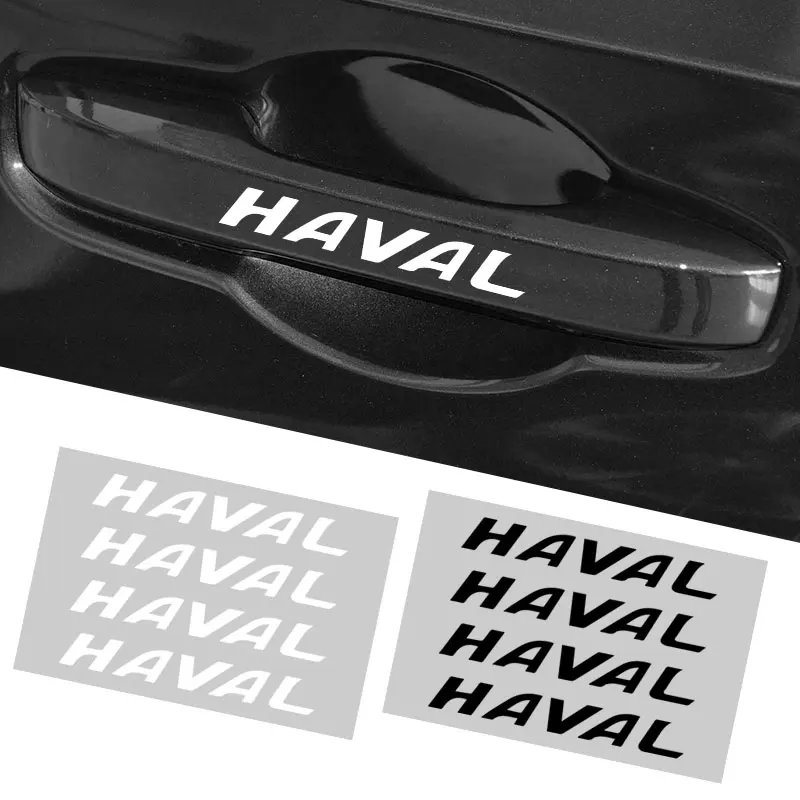 4 шт. декоративные наклейки на дверную ручку автомобиля Haval M4 C30 C50 C20r H2 H3 H5 H6 H8 |