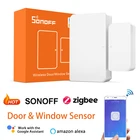 Датчик сигнализации Zigbee для дверей и окон, SONOFF SNZB-04, для eWelink, ZBBridge, требуется работа с Alexa, Google Home