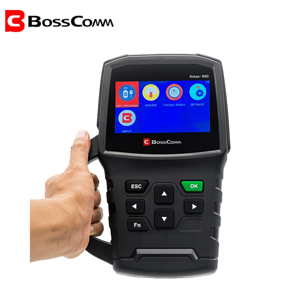 BOSSCOMM Программатор авто ключей KMAX 850 2019 OBD2 сканер ключ инструмент|Программаторы с