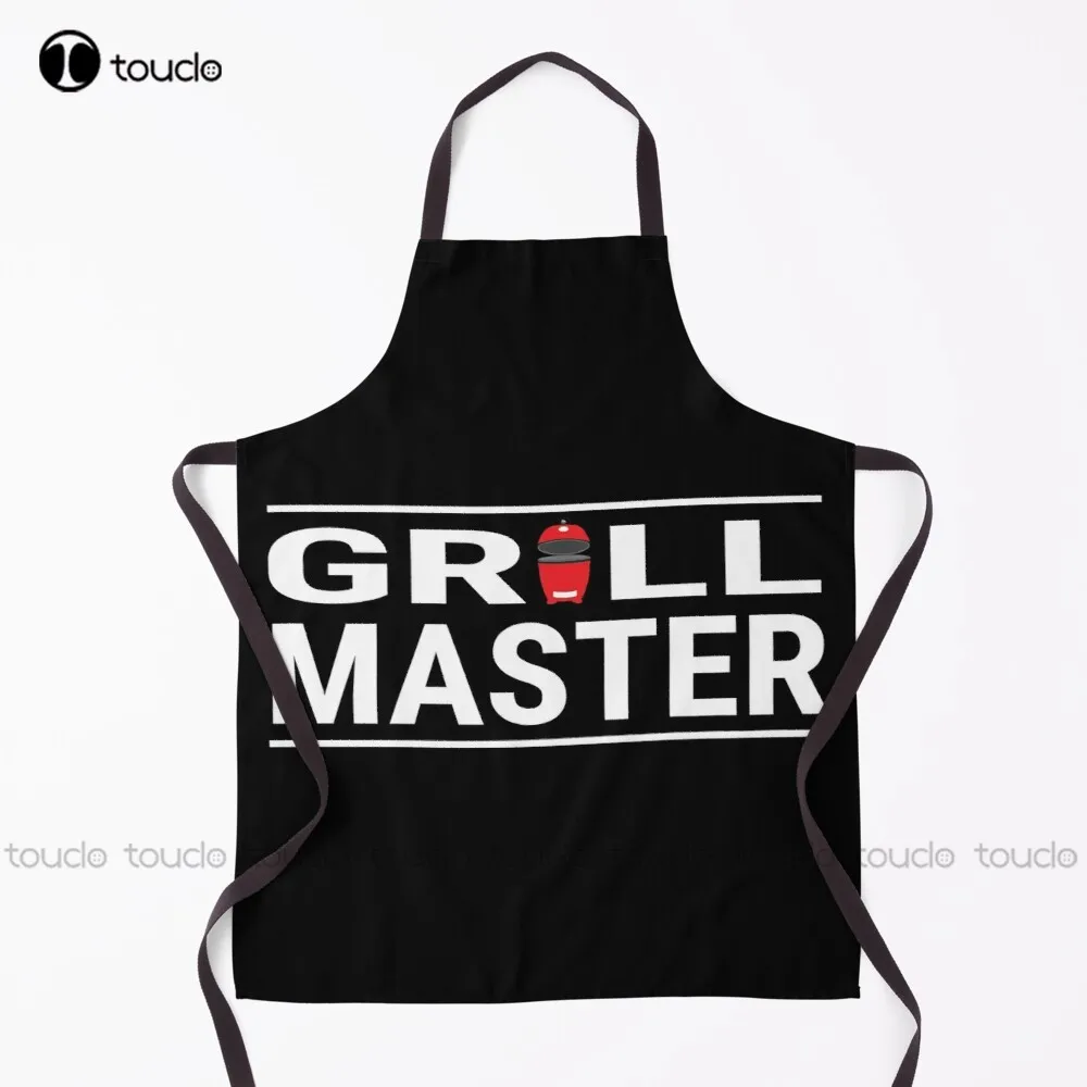 

Grill Master Kamado Design Apron Server Aprons Personalized Custom Cooking Aprons Garden Kitchen Household Cleaning New