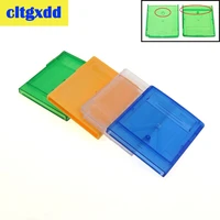 cltgxdd clear blue green game card housing box case replacement for gba sp game cartridge housing shell for gb gbc card case