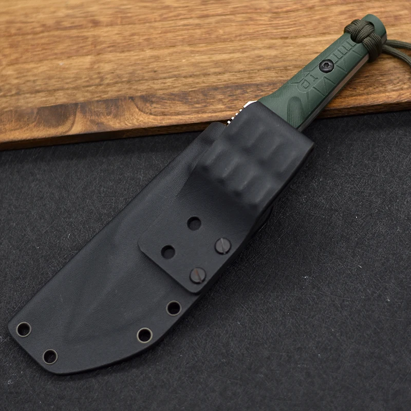 

G10 Steel Sharp Outdoor Straight Knife Self-Defense Saber Survival Hunting Camping Special Forces Combat Knives Collection Edc