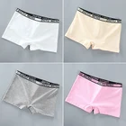 Детское нижнее белье, дышащие трусики для девочек-подростков, мягкое нижнее белье, шорты, студенческие трусики, детское нижнее белье