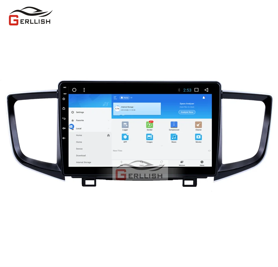 Android автомобильный радио мультимедиа для Honda Pilot 2015 2018 стерео DVD GPS навигационная