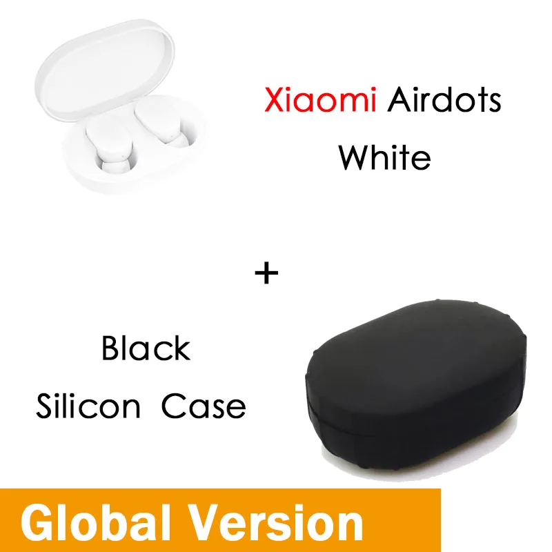 G white n black Оригинальные Xiao mi Red mi AirDots Bluetooth наушники Молодежная версия стерео mi ni Беспроводная Bluetooth 5,0 гарнитура с mi c наушниками - Цвет: G white n black