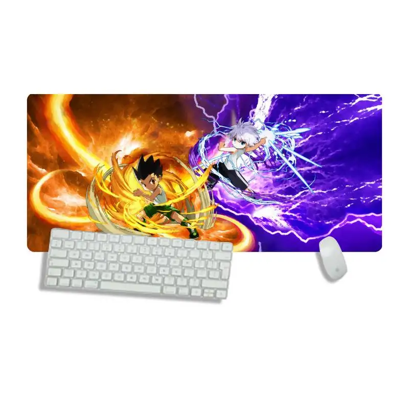 

Hunter x hunter Gaming Player desk Rubber Mousepad Desk Table Protect Game Office Work Mouse Mat pad Non-slip Laptop Cushion