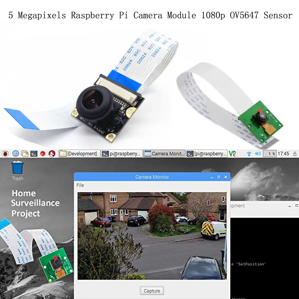 Модуль камеры Raspberry Pi 20 #5 мегапикселей 1080p OV5647 датчик с 6 дюймовым 15 контактным